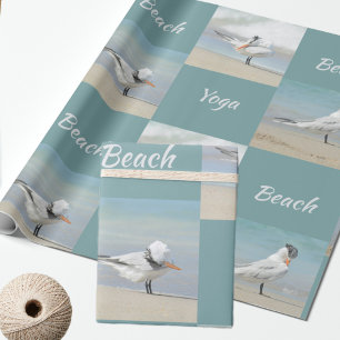 Roligten Beach Yoga Seabirds Terns Photographic Presentpapper