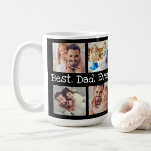 Roligten Best Pappa någonsin 4 Photo Collage Keep Kaffemugg