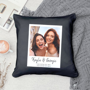 Roligten BFF för eget namn Bestie Photo Friends Si Kudde