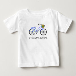 Roligten Bicycle Flowers Vacation Nantucket Souven T Shirt