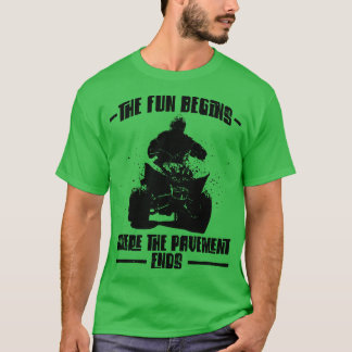 Roligten börjar där trottoaren slutar med fyra bik t shirt