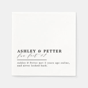Roligten Bröllop Facts Om det par klassiska skript Pappersservett