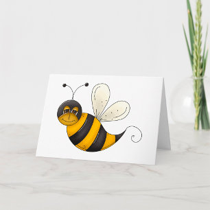 Roligten Bumblebee för leende bi Kort