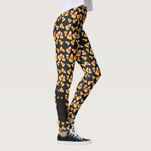 Roligten Candy corn mönster Halloween Leggings