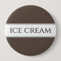 ROLIGTEN CCREAM Text Chocolate Brown White Rand