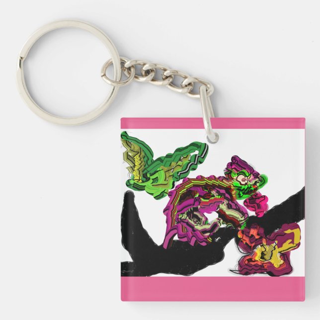 Roligten Chameleon för regnskog (Framsidan)