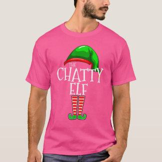 Roligten Chatty Elf Matching Family Group Jul T Shirt
