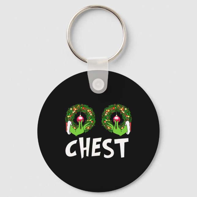 Roligten Chest Nöt Jul Matcha par Chest Nöt Nyckelring (Framsida)