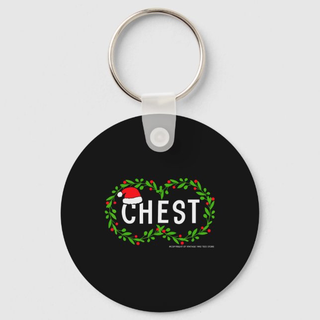 Roligten Chest Nöt Jul Matcha par Chestnut Nyckelring (Framsida)