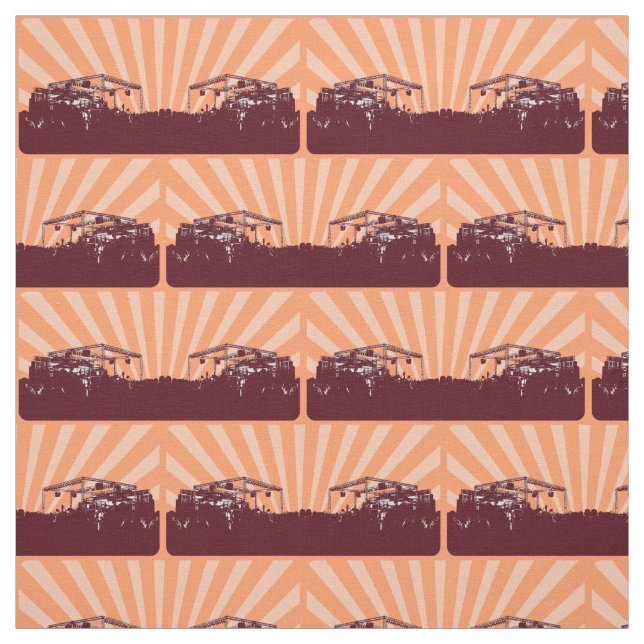 Roligten Consert Epic Music Design Mönster Tyg (Provkarta)