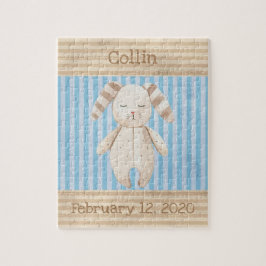 Roligten Cute Bunny Rabbit Monogram Pussel