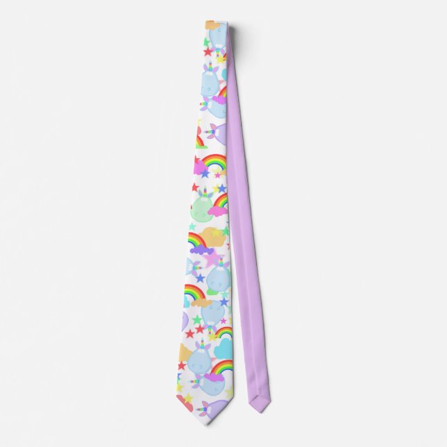 Roligten Cute Rainbows and Unicorns Tie Slips (Framsida)