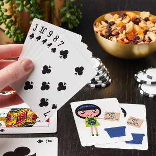 Roligten Eco-Friendly för återanvändning av Pizza Casinokort
