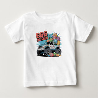 Roligten Egg Crusher Monster Lastbil Påsk T Shirt