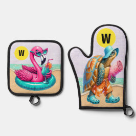 Roligten Flamingo och Turtle