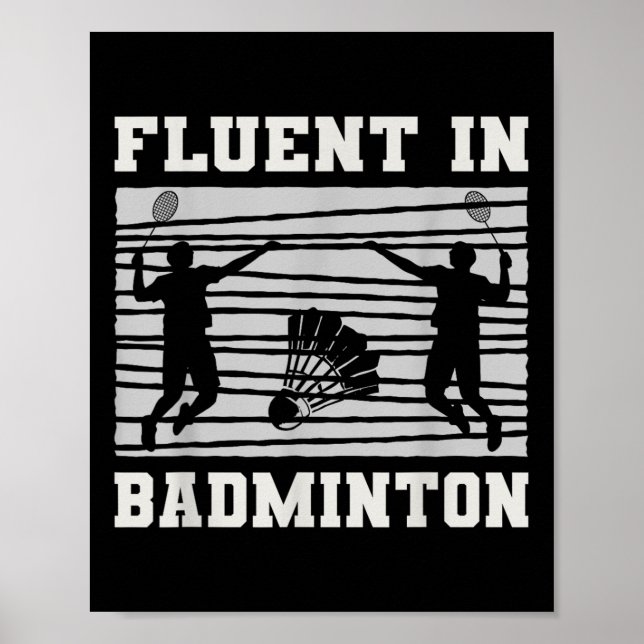 Roligten Fluent in Badminton Shuttle Rackets Poster (Framsidan)