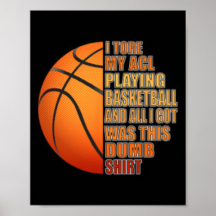 Roligten för Basketball Knee Ligament Injury Poster
