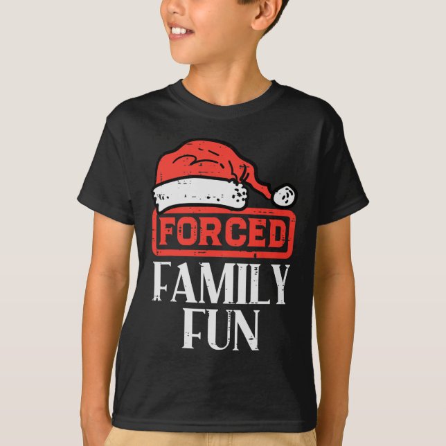 Roligten för julfamiljen Funny Julafton Sarcastic  T Shirt (Framsida)