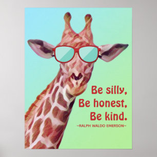 Roligten Giraffe för inspirationsofferten Emerson  Poster