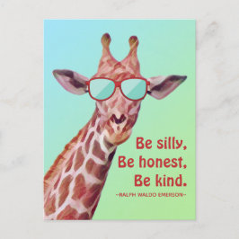 Roligten Giraffe för inspirationsofferten Emerson Vykort