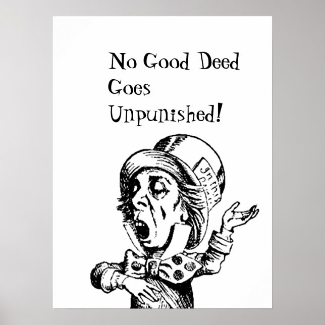 ROLIGTEN GJORDE HÖGRE POSTER-NO BRA DEED GOES OBES POSTER (Framsidan)