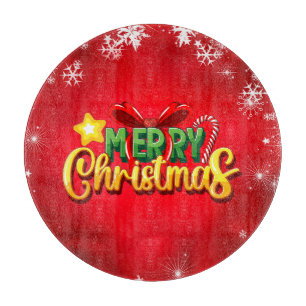 Roligten God jul Lycklig Julafton Red Grönt Helgda