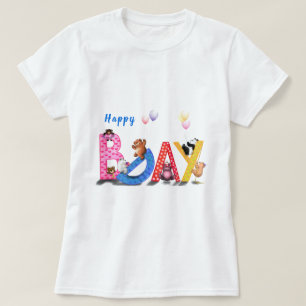roligten grattis på födelsedagen - Baby Bears Pa T Shirt
