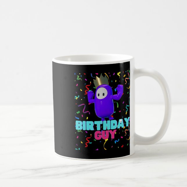Roligten Guy Popular Video Game Themme Birthday Kaffemugg (Höger)