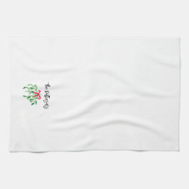 Roligten Helgdag Kiss i NAMN Kökshandduk