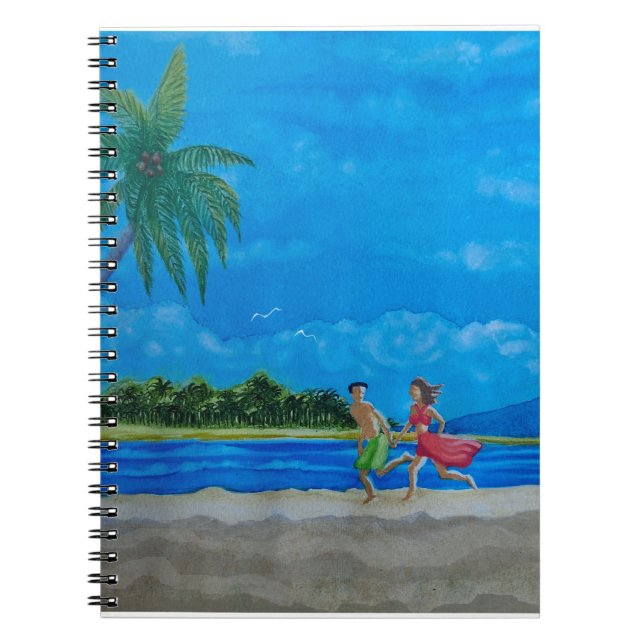 ROLIGTEN i SOL SPRINGA Anteckningsbok (Framsidan)