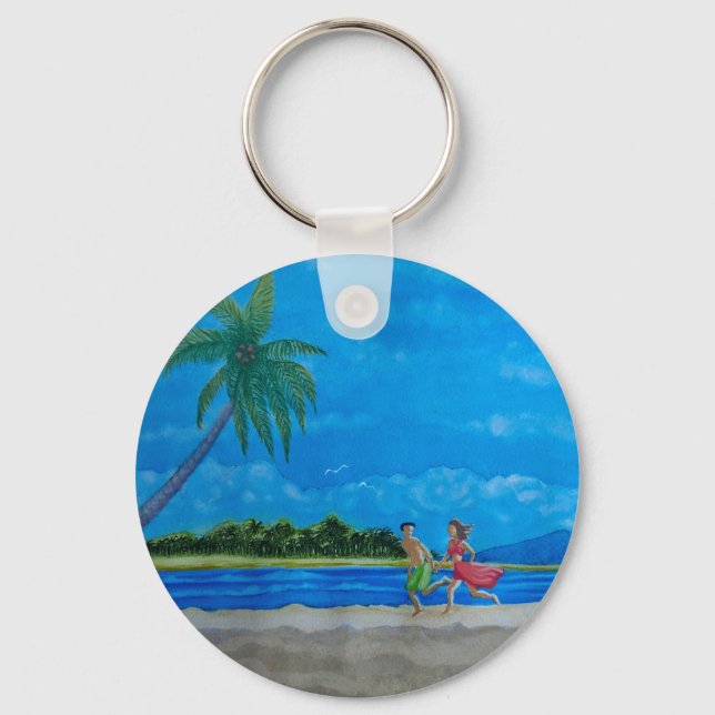 ROLIGTEN i SOL SPRINGA Nyckelring (Framsida)