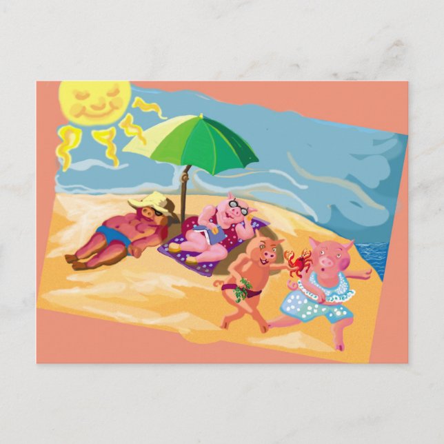 ROLIGTEN i SOL Vykort (Framsida)