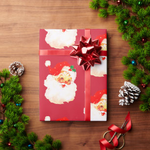 Roligten Jul Jolly Santa Merry Presentpapper
