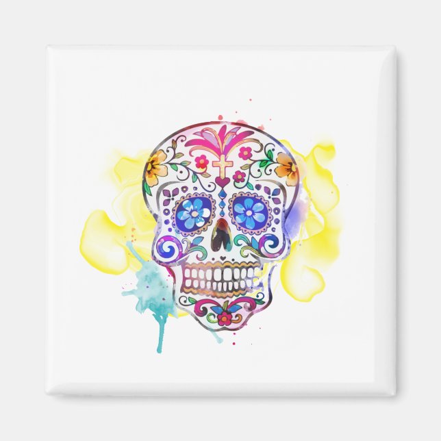 Roligten Kor Day of the dead Magnet (Framsidan)