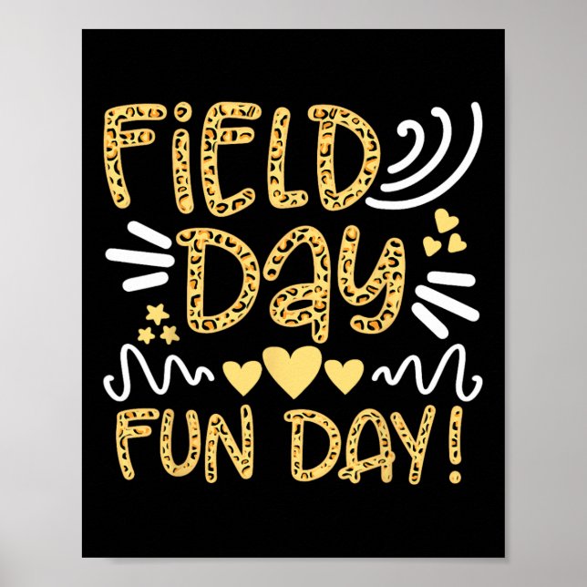 Roligten Leopard Fält Day Lärare Kid  i Fält Poster (Framsidan)