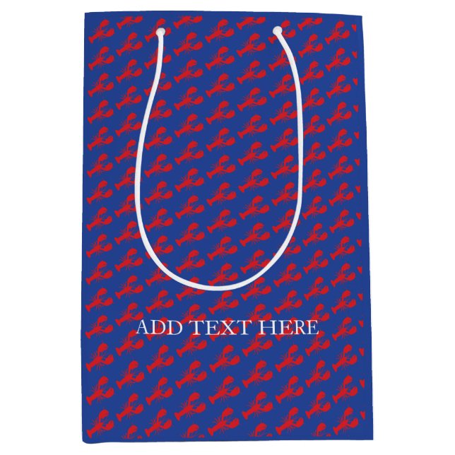 Roligten Lobster Party Red Blue Preppy Designer (Framsidan)