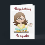 Roligten "MELLAN USA:S SISTER" BIRTHDAY-KORT Helgkort<br><div class="desc">DET ÄR SÅ MYCKET ROLIGT ATT HITTA DET "PERFEKT"-KORTET FÖR "DIN FAMILJEMEDLEM",  OCH NI KAN RÄKNA PÅ MIG ATT "FÖRSÖKA MITT BÄSTA" FÖR ATT GÖRA DET "LÄTT" FÖR DIG HELA TIDEN. TACK FÖR ATT JAG STOPPADE ETT AV MINA ÅTTA LAGER!</div>