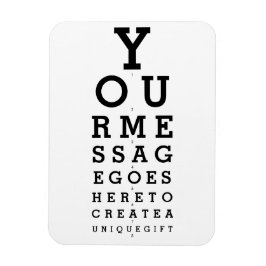 Roligten Message Optician Chart Magnet