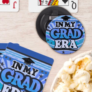 Roligten Modern Grad Era Snyggt i Blått Retro Flasköppnare