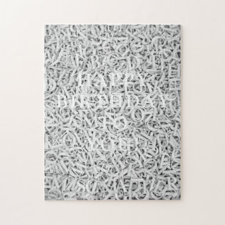 Roligten Monotone med Chicen brev Mix Anpassade Pussel