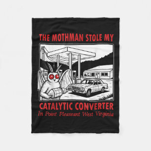 Roligten Mothman lagrade min katalytiska omvandlar Fleecefilt