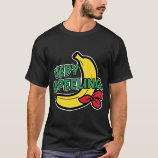 roligten "Mycket A-Peeling" Banana Pun T-Shirt