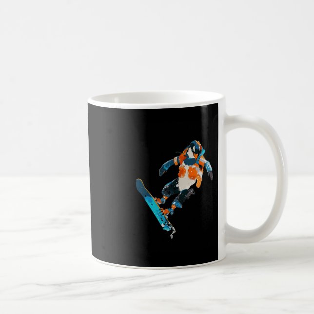 Roligten Penguin Winter Sports Kaffemugg (Höger)