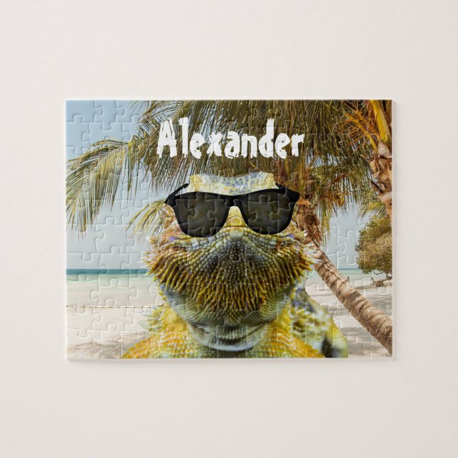 Roligten Personalize Summer Beach Pussel (Horisontell)