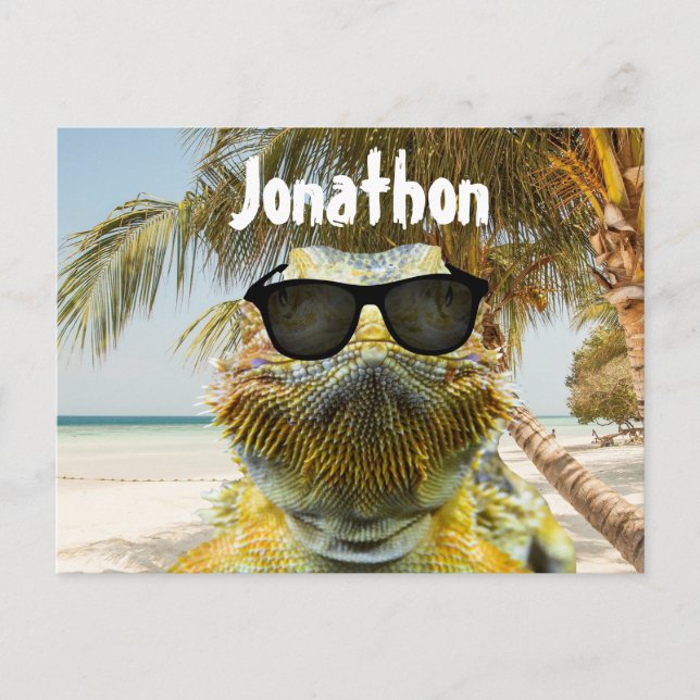 Roligten Personalize Summer Beach Vykort (Framsida)