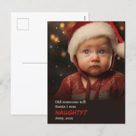 Roligten Photo Postcard för Little Boy Naughty Lis Helg Vykort