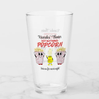 Roligten Popcorn Mascots Pint Beer Glaskopp