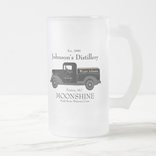 Roligten Pub, månshine Frosted Beer Glass Mugg (Höger)
