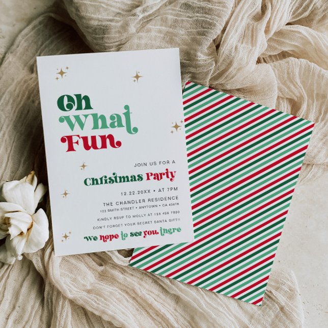 Roligten Rero Boho för Bright Jul Party-inbjudan Inbjudningar (Skapare uppladdad)