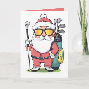 Roligten Santa Golfing jul Kort